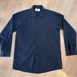 Unisex Workwear Shirt sz M. - Navy